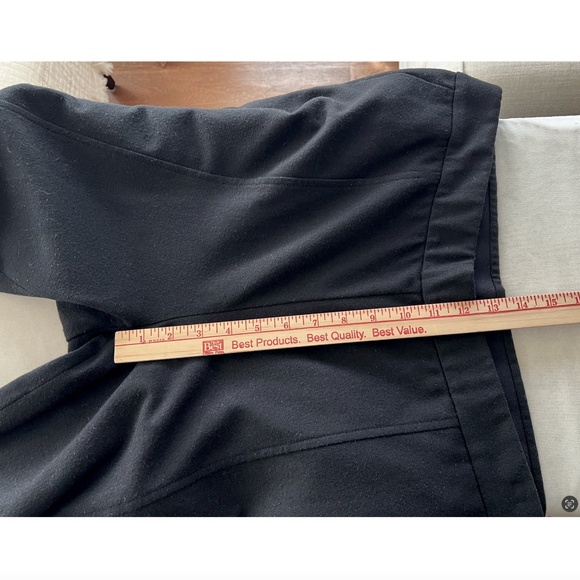 EILEEN FISHER 100% Soft Wool Lantern Pants with Side Zip in Black - L - Picture 9 of 10